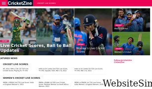 cricketzine.com Screenshot