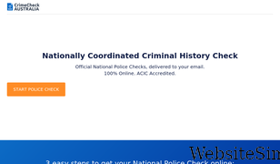 crimecheckaustralia.com.au Screenshot