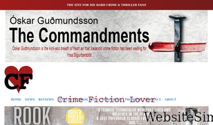 crimefictionlover.com Screenshot