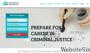 criminaljusticedegreehub.com Screenshot