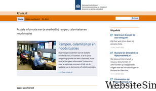 crisis.nl Screenshot