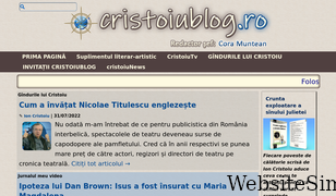 cristoiublog.ro Screenshot