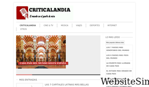 criticalandia.com Screenshot
