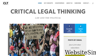 criticallegalthinking.com Screenshot