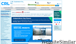 crlaurence.com Screenshot