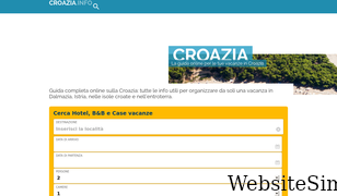 croazia.info Screenshot