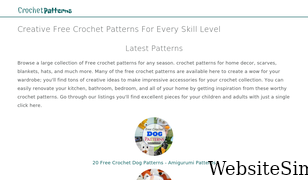 crochetpatterns.in Screenshot
