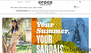 crocs.com.tr Screenshot