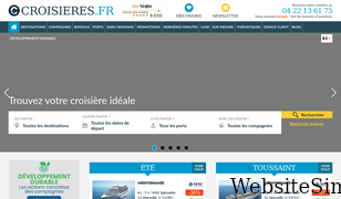 croisieres.fr Screenshot