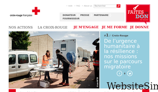 croix-rouge.fr Screenshot