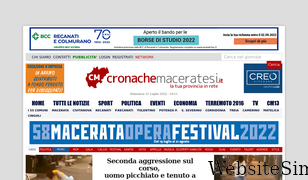 cronachemaceratesi.it Screenshot