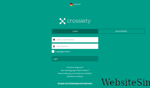crossiety.app Screenshot