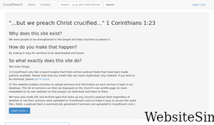 crosspreach.com Screenshot