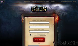 crownofthegods.com Screenshot