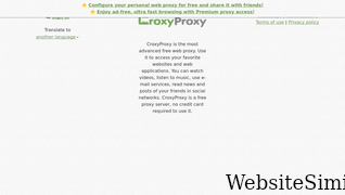 croxyproxy.rocks Screenshot