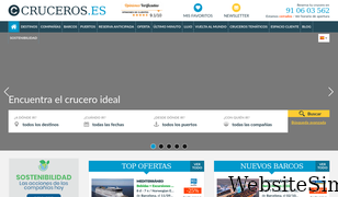 cruceros.es Screenshot
