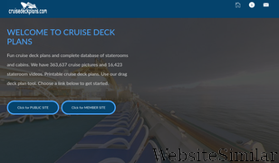 cruisedeckplans.com Screenshot