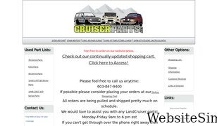cruiserparts.net Screenshot