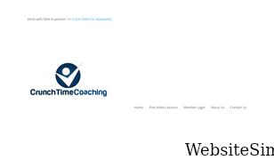 crunchtimecoaching.com Screenshot