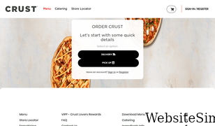 crust.com.au Screenshot