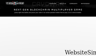 cryowar.com Screenshot