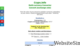 cryps.info Screenshot