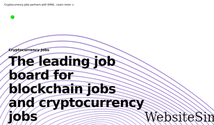 cryptocurrencyjobs.co Screenshot