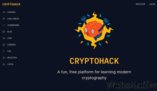 cryptohack.org Screenshot