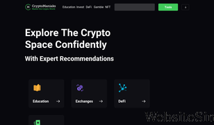 cryptomaniaks.com Screenshot