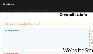 cryptosec.info Screenshot
