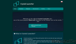 crystal-launcher.net Screenshot
