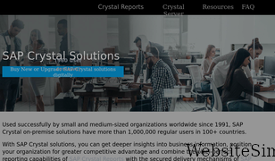 crystalreports.com Screenshot