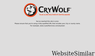 crywolfservices.com Screenshot
