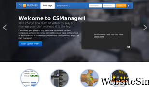 cs-manager.com Screenshot