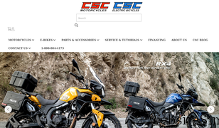 cscmotorcycles.com Screenshot