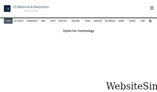 cselectricalandelectronics.com Screenshot
