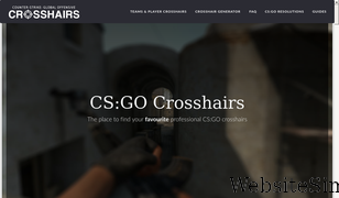 csgocrosshairs.com Screenshot
