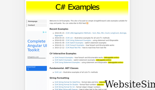 csharp-examples.net Screenshot