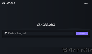 cshort.org Screenshot
