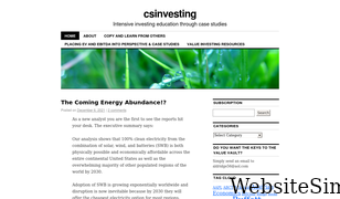 csinvesting.org Screenshot