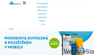 csobpoj.cz Screenshot