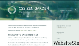 csszengarden.com Screenshot