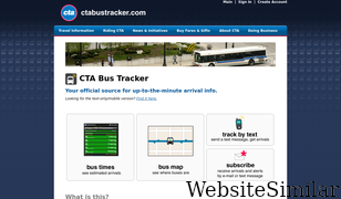 ctabustracker.com Screenshot