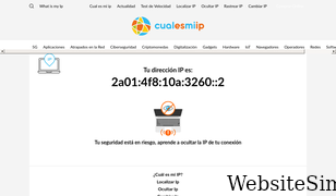cualesmiip.com Screenshot