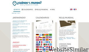 cuandoenelmundo.com Screenshot