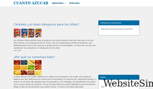 cuantoazucar.com Screenshot
