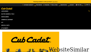 cubcadet.com Screenshot