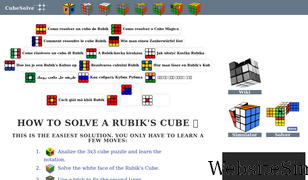 cubesolve.com Screenshot