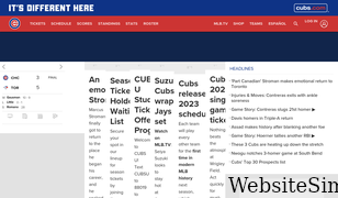 cubs.com Screenshot