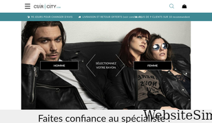 cuir-city.com Screenshot